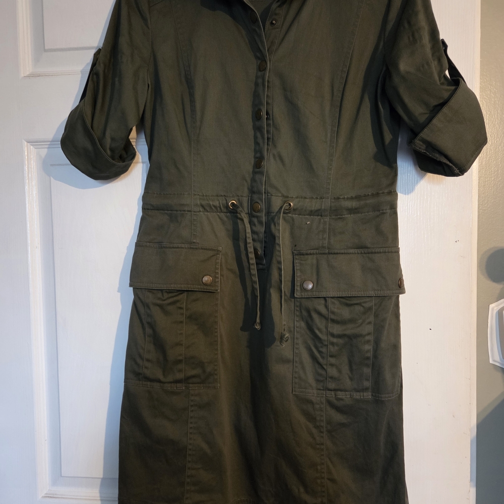 Calvin Klein Dark Green Utility Jacket